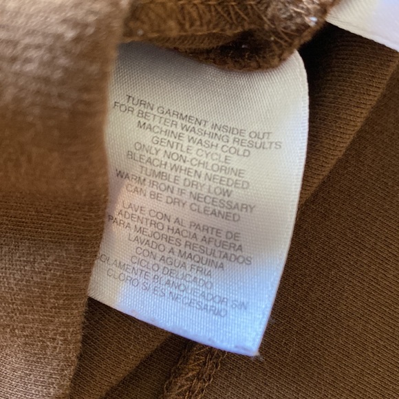 Jones New York Signature| Womens Jacket 3/4 Sleeve Brown Gold Snaps - Picture 13 of 14